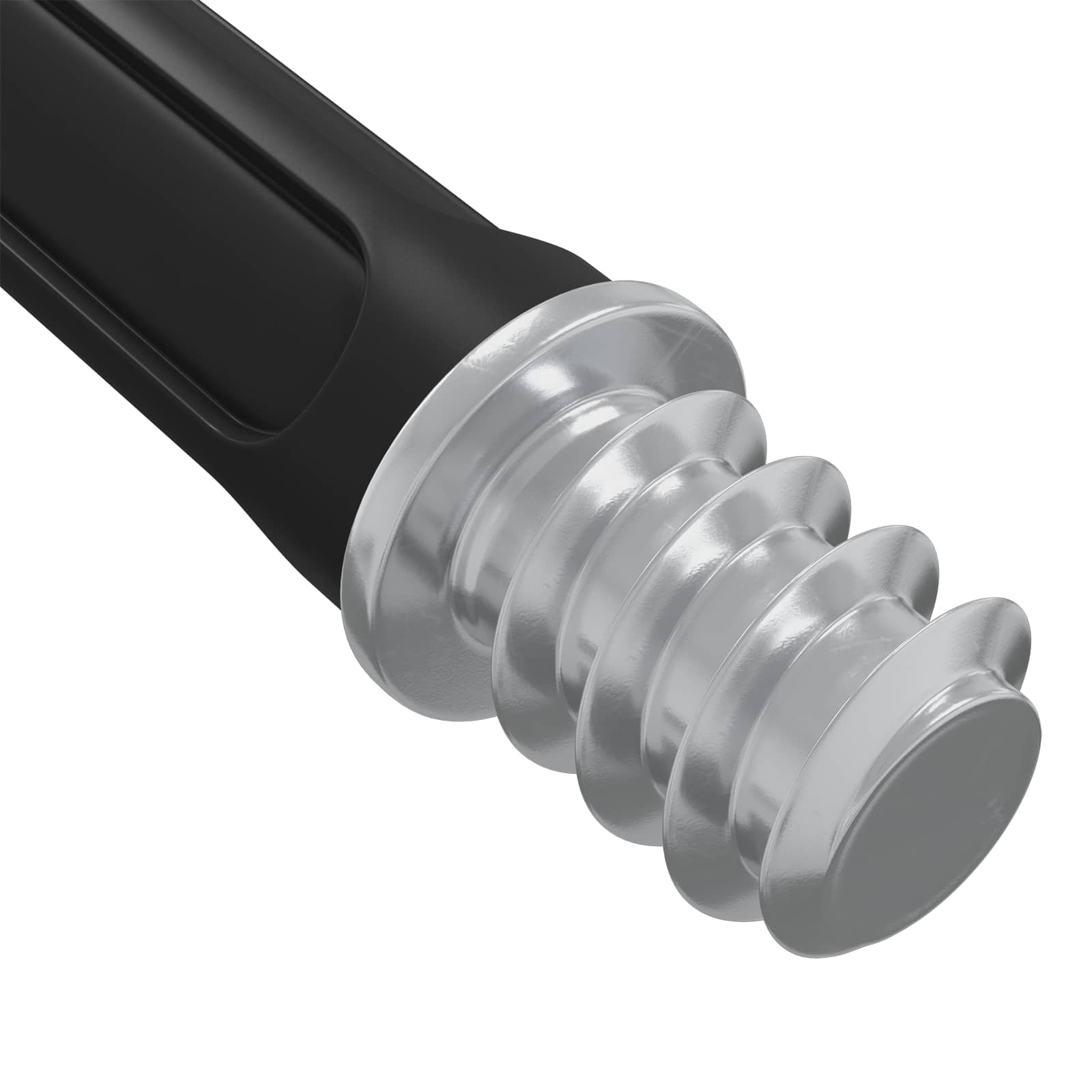 Kam Lås Skrue 2 pcs Sølv og Sort M6 x 40 mm Metal