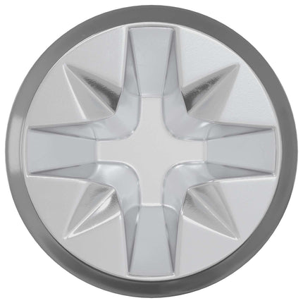 Kam Lås Skrue 2 stk. Sølv og Sort M6 x 40 mm Metal