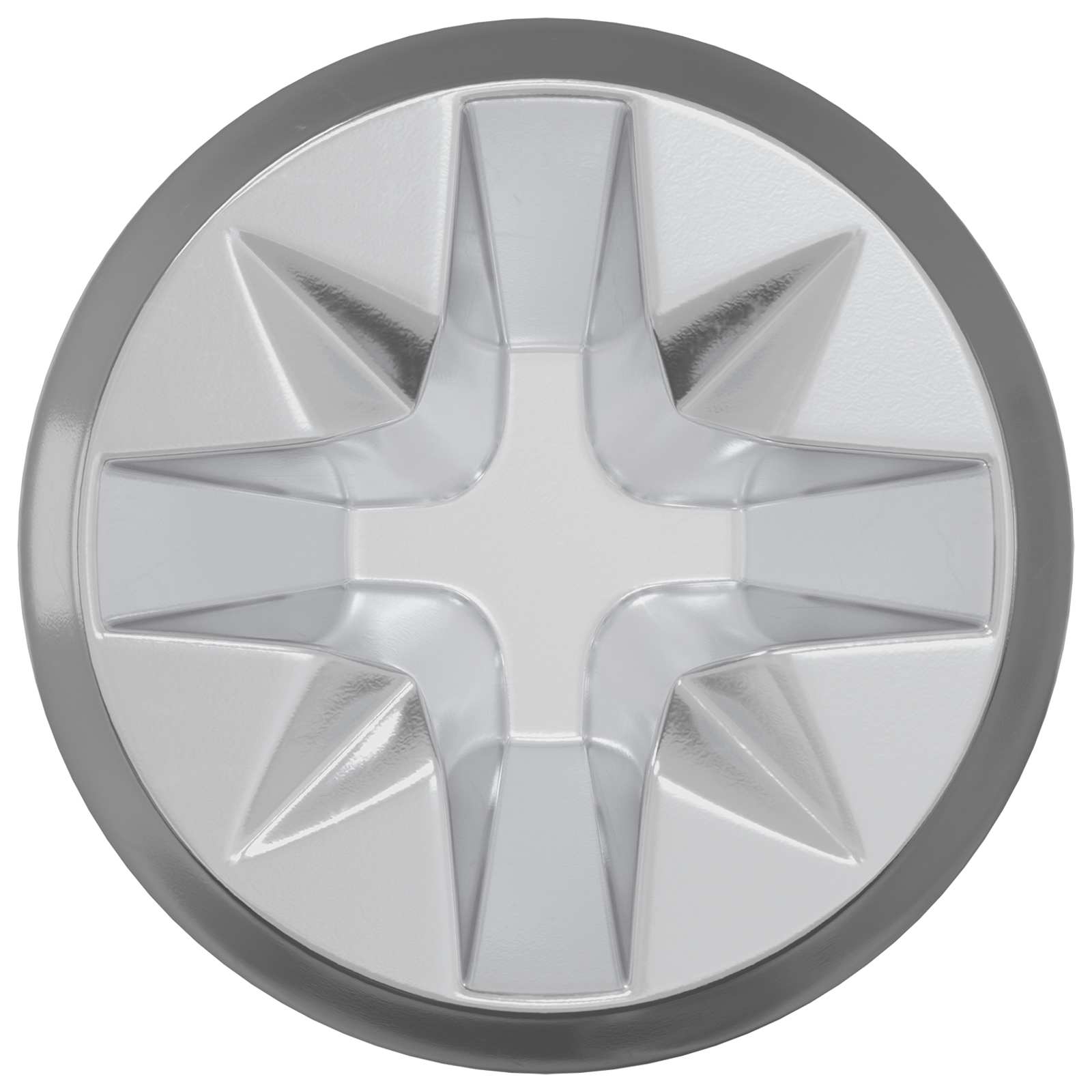 Kam Lås Skrue 2 pcs Sølv og Sort M6 x 40 mm Metal