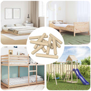 Trædowels 12000 pcs Brun Massivt træ