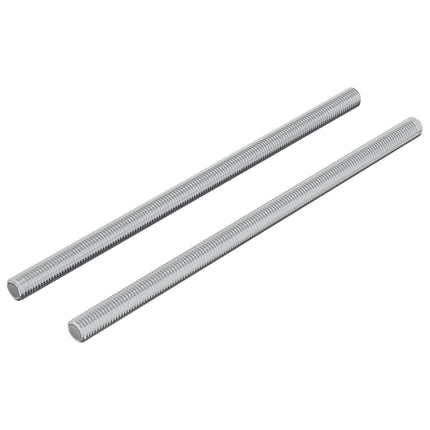 Gevindstænger 2 pcs Sølv M6 x 120 mm Metal