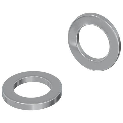 Skiver 2 stk. Sølv 10 x 10 x 1,2 mm Stål