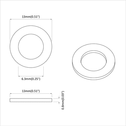 Skiver 33962 pcs Sølv Jern