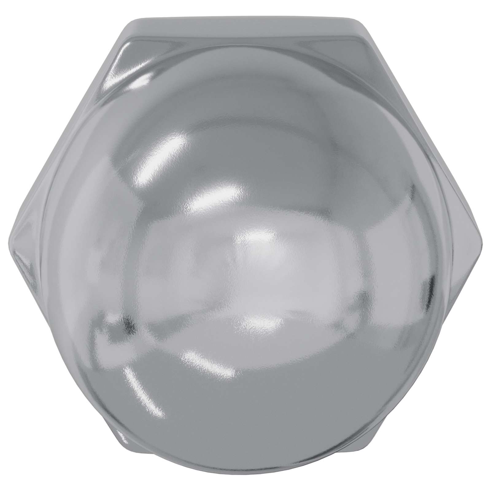 Egetræ Møtrikker 2 pcs Sølv 12,8 x 12,8 x 6,5 cm Stål