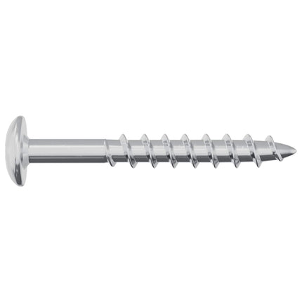 Skrue 7792 pcs Sølv 9,8 x 35 mm Jern