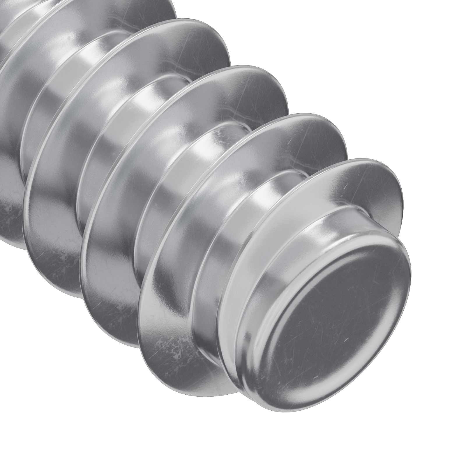Skrue 2 pcs Sølv M6 x 12 mm Jern