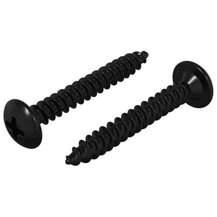 Tapenagel 2 pcs Sort M4 x 28 mm Stål
