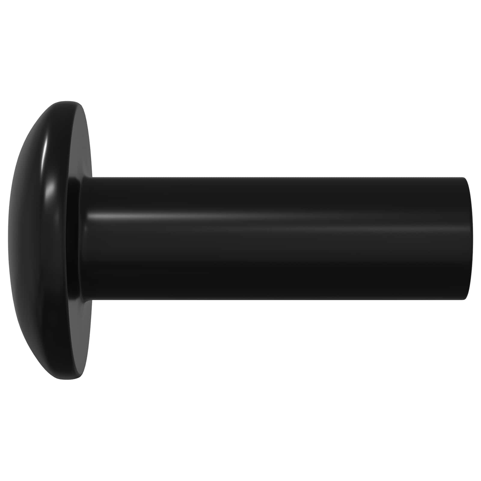 Sleeve Møtrikker 12 pcs Sort M4 x 14,5 mm Metal