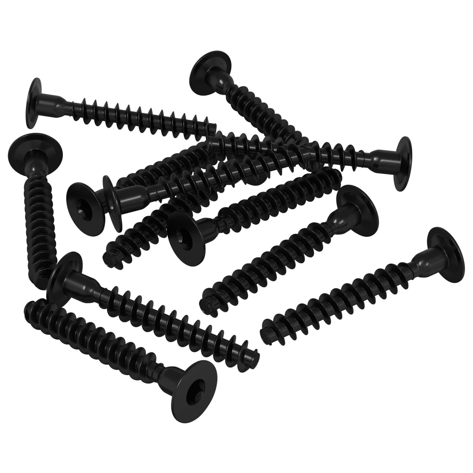 Stikhætte skrue 5143 pcs Sort Jern