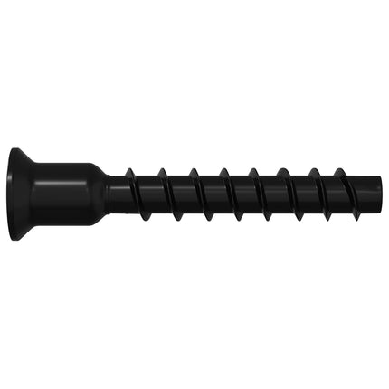Stikhætte skrue 12 pcs Sort 7 x 40 mm Jern
