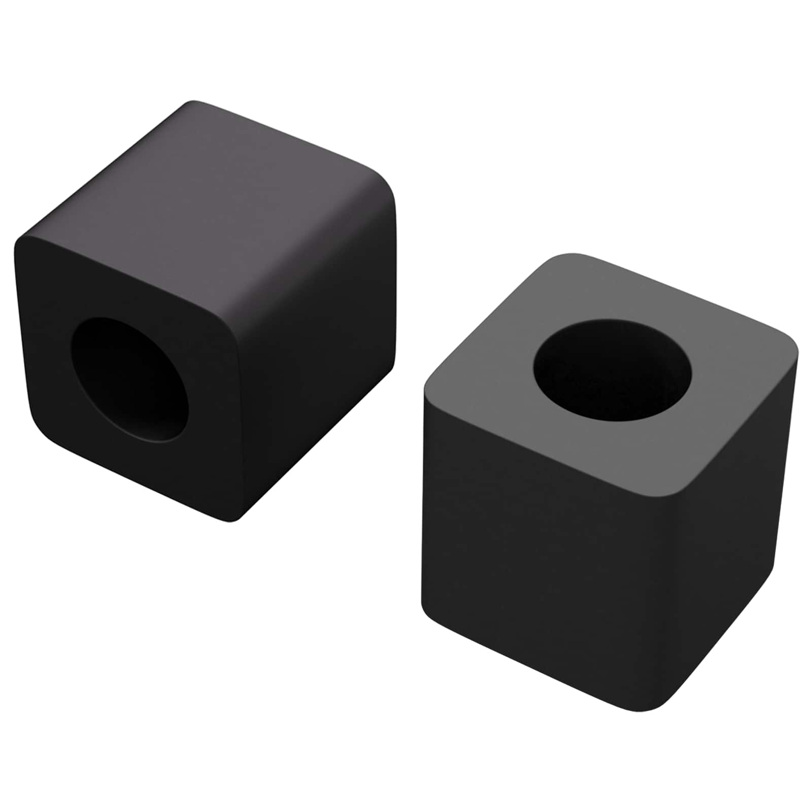 Skuffeholder 2 pcs Sort 15 x 15 x 15mm PP Copolymer
