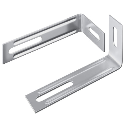 Anti-tip beslag 2 Sølv 74,5 x 15 x 32 mm Jern