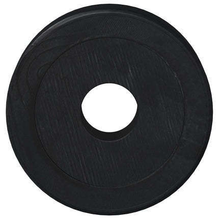 velegnet til flade skiver 2 pcs Sort ∅15 x 3 mm PVC Copolymer