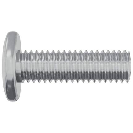 Skrue 12 pcs Sølv 8 x 25 mm Stål