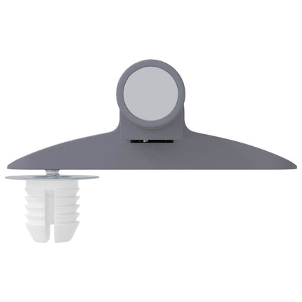 Blød luk damper 12 pcs Grå 125 x 47 x 15 mm PP