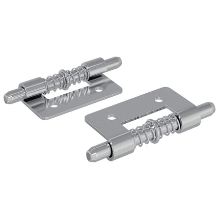 Lås 2 pcs Sølv 46 x 17 x 1,2 mm Stål