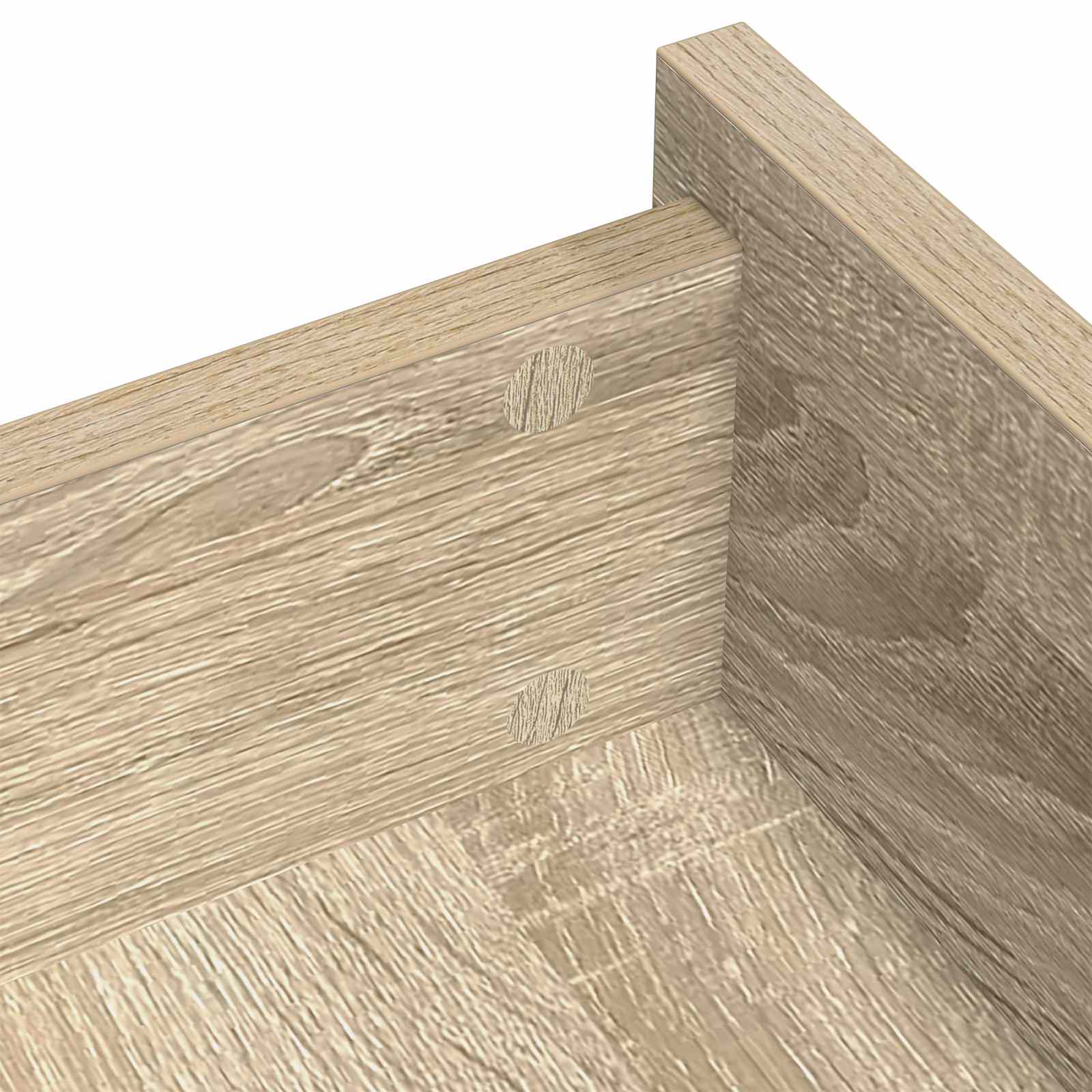 Klæbende Skrue Cover 12 pcs Sonoma eg Ø 20 x 0,5 mm