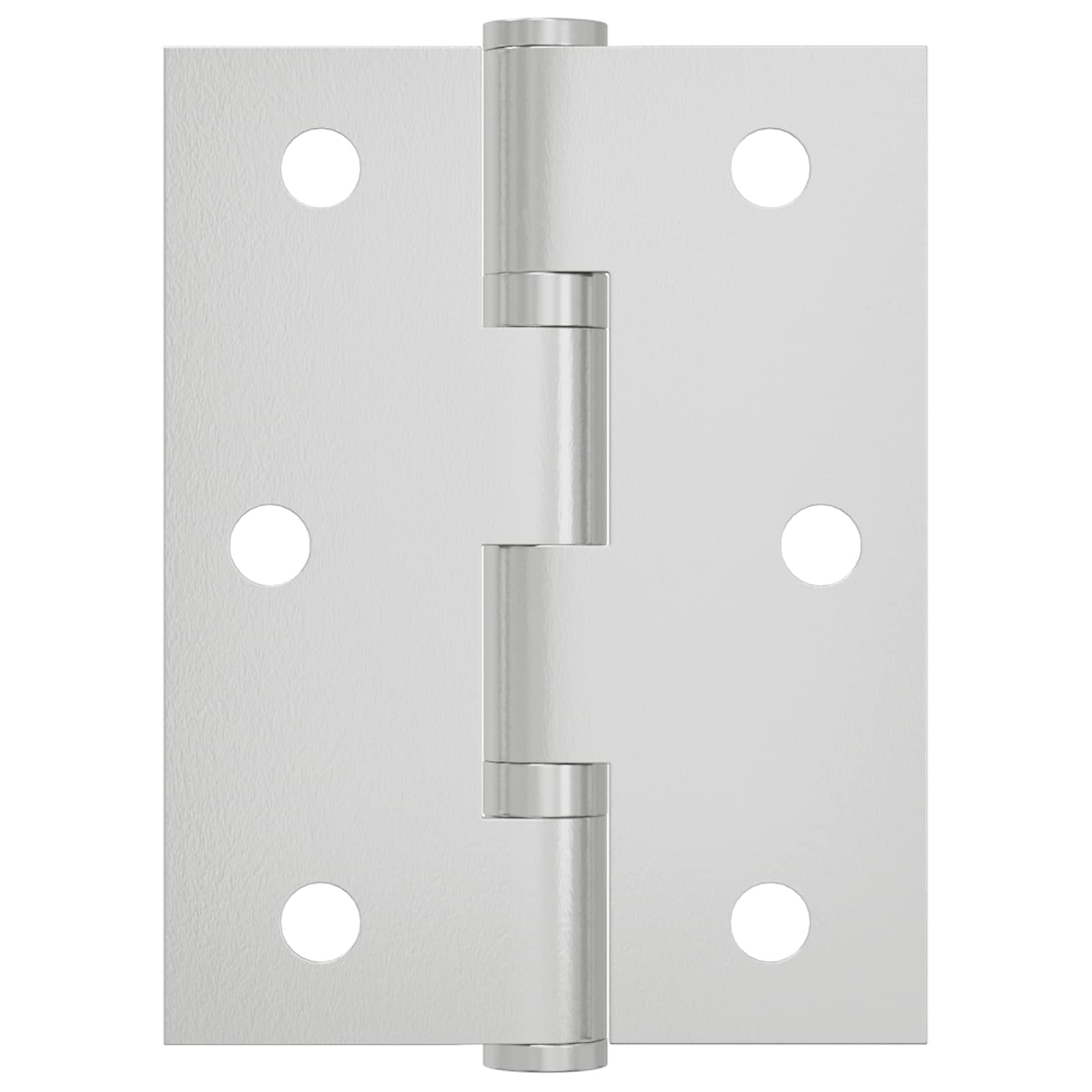 Hængsel 2 pcs Sølv 50 x 38 x 1,3 mm Stål