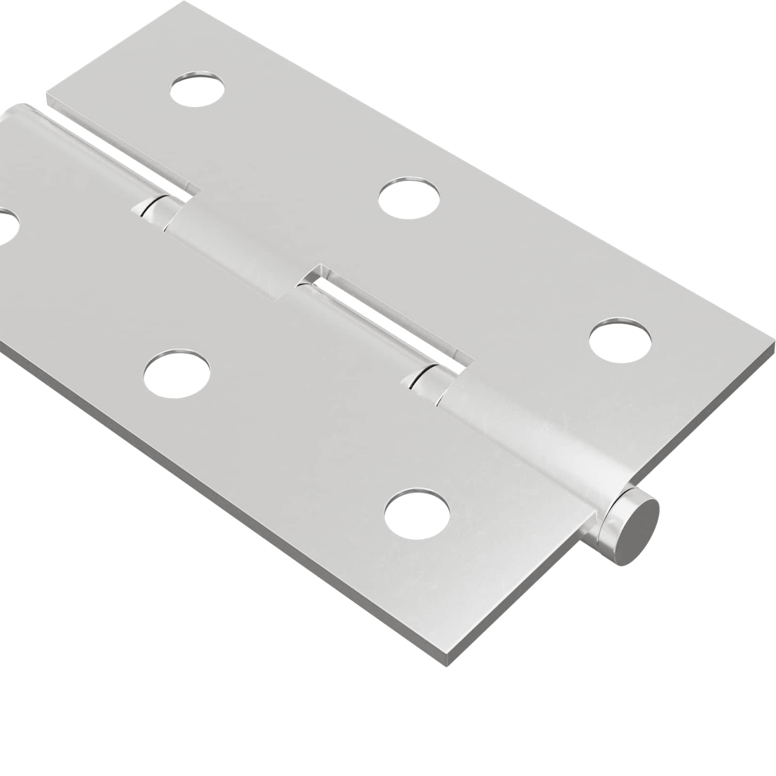 Hængsel Ensfarvet 12 pcs Sølv 58 x 35 x 1 mm Stål