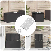 Hængsel Ensfarvet 12 pcs Sølv 58 x 35 x 1 mm Stål