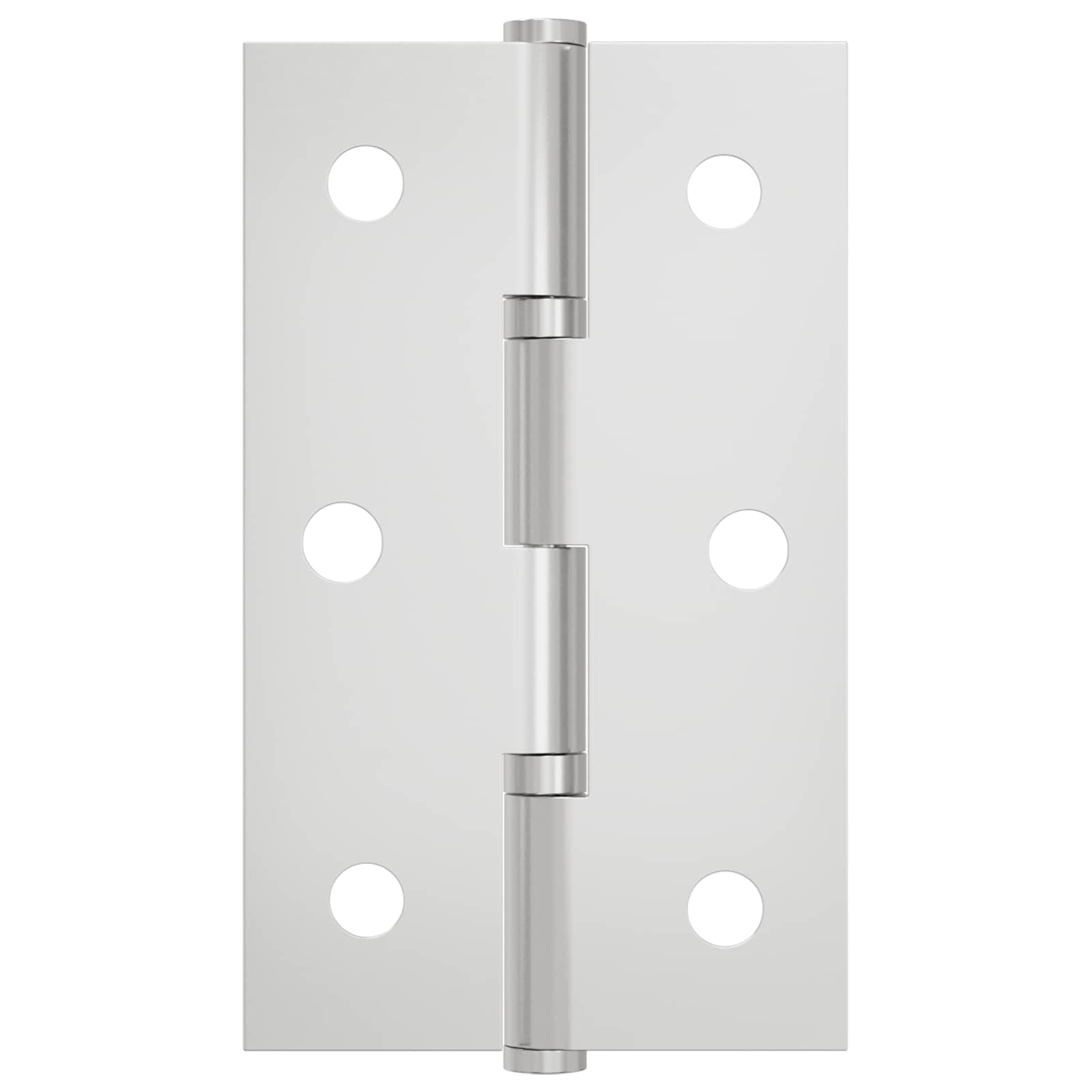 Hængsel Ensfarvet 12 pcs Sølv 58 x 35 x 1 mm Stål