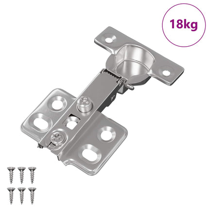 Hængsel 257 pcs Nikkel 85 x 52,5 x 9,5 mm Jern