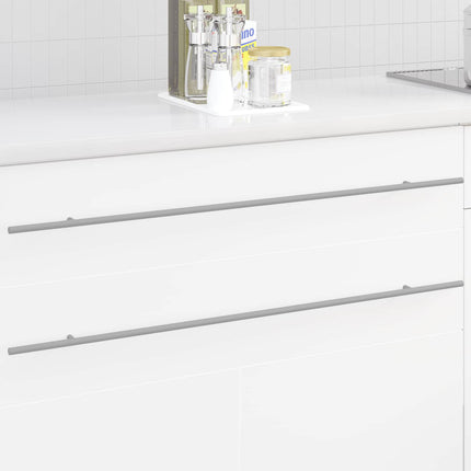 Skab Håndtag 12 pcs Sølv 900 mm Rustfrit stål