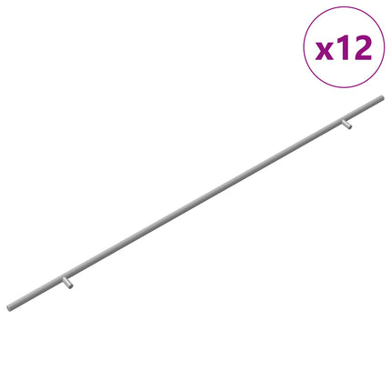 Skab Håndtag 12 pcs Sølv 900 mm Rustfrit stål