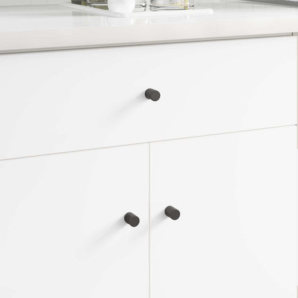 Kabinet Knob 1011 pcs Sort Jern