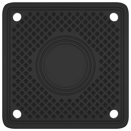 Møbelben Indstillelig 2 pcs Hvid 64 x 64 x 100 mm PP