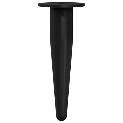 Møbelben 12 pcs Sort Ø 40 x 98 mm Jern