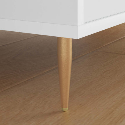 Stående Fødder 12 pcs Guld 98 x 40 mm Jern