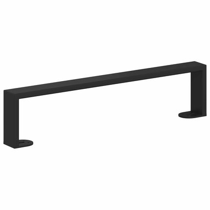 Møbelben 12 pcs Sort 436 x 40,5 x 100 mm Jern