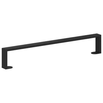 Møbelben 12 stk. Sort 596 x 40,5 x 100 mm Jern
