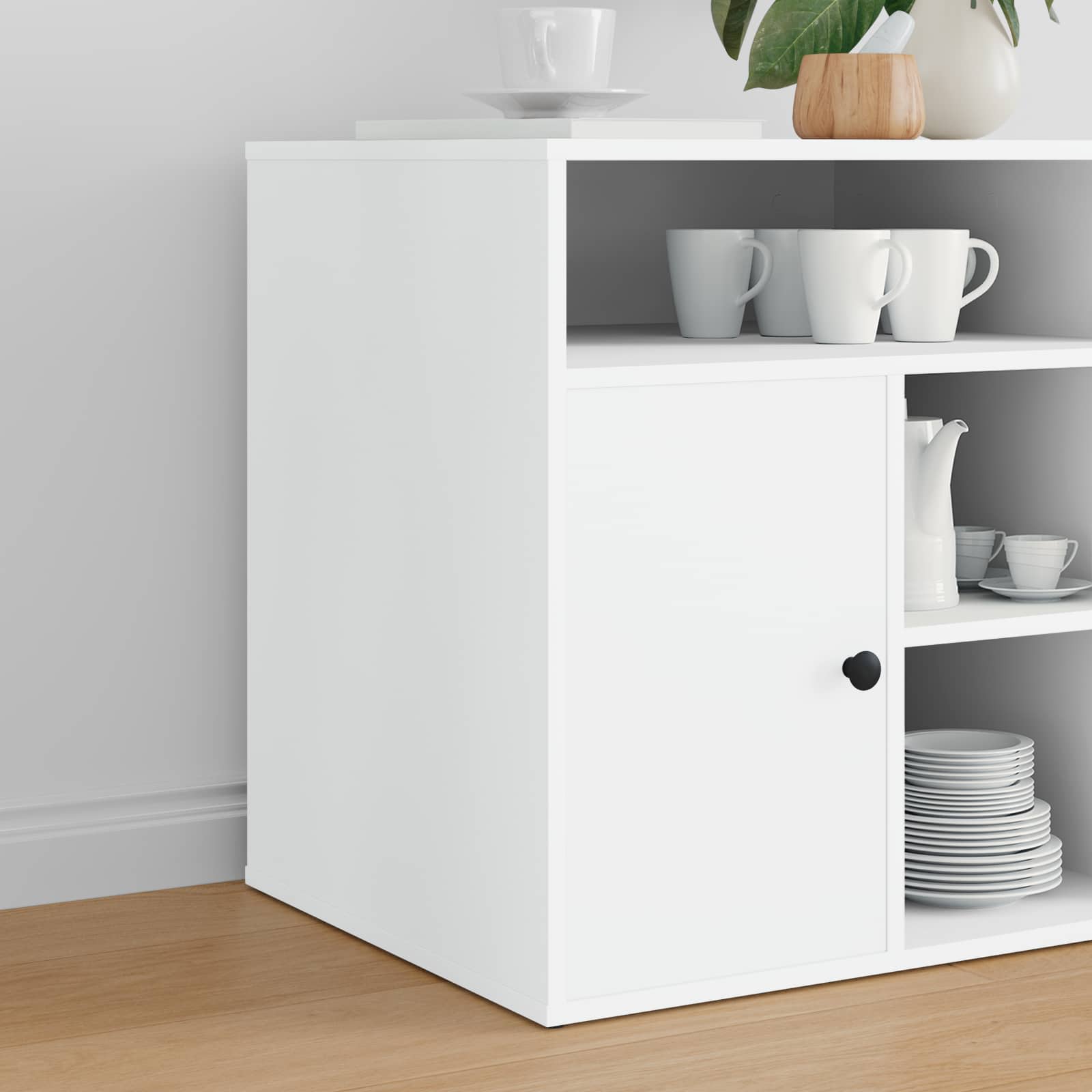 Møbelben puder 12 pcs Sort Ø 14 x 4 mm EVA