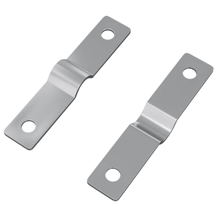 Slagplade 2 pcs Sølv 50 x 10 x 1,2 mm Jern
