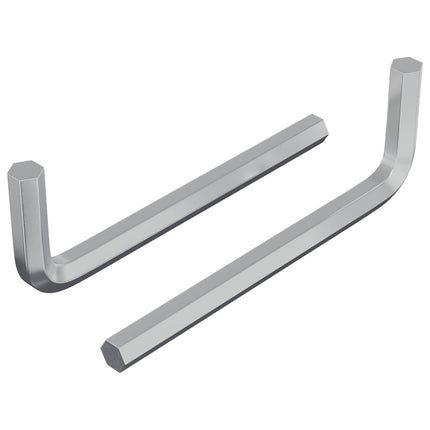 Inbuss nøgle 2 pcs Sølv 32 x 86 mm Stål