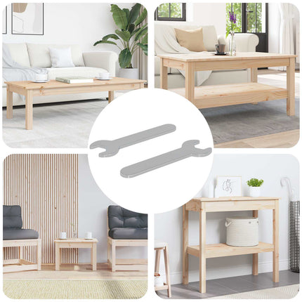 Skiftenøgle 2 pcs Sølv 10 mm Jern