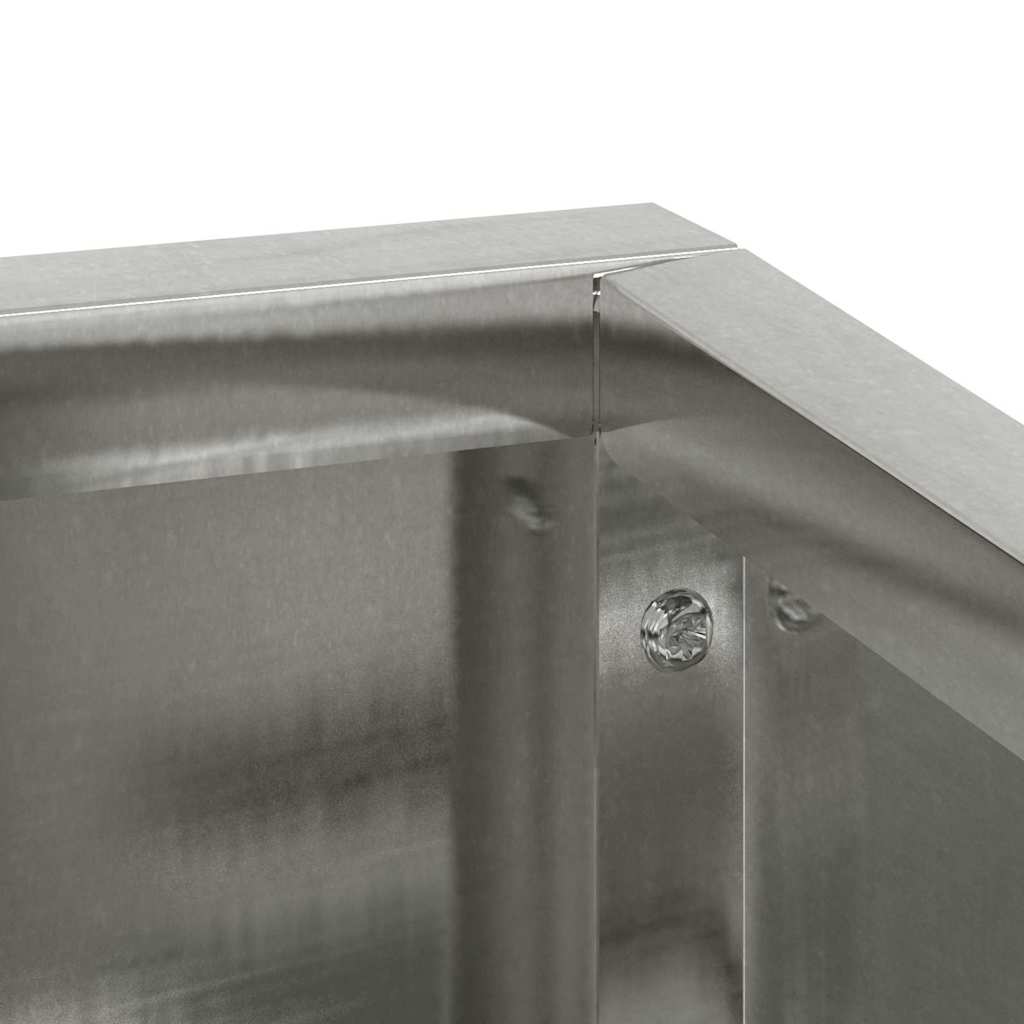 Have Blomsterkrukke Sølv 80 x 80 x 50 cm Rustfrit stål