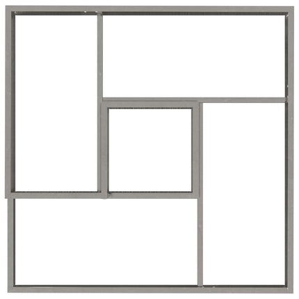 Have Blomsterkrukke Sølv 80 x 80 x 50 cm Galvaniseret stål