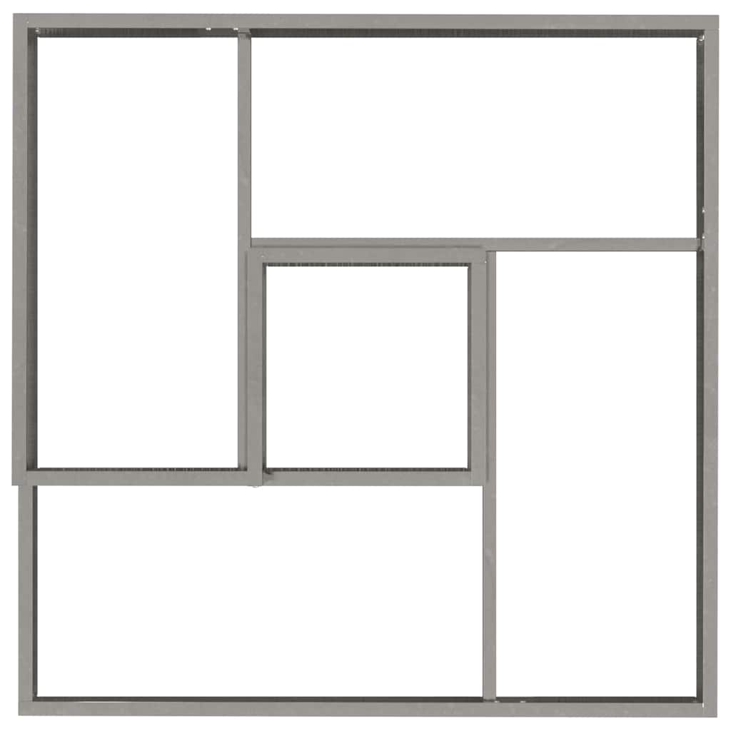 Have Blomsterkrukke Sølv 80 x 80 x 50 cm Galvaniseret stål