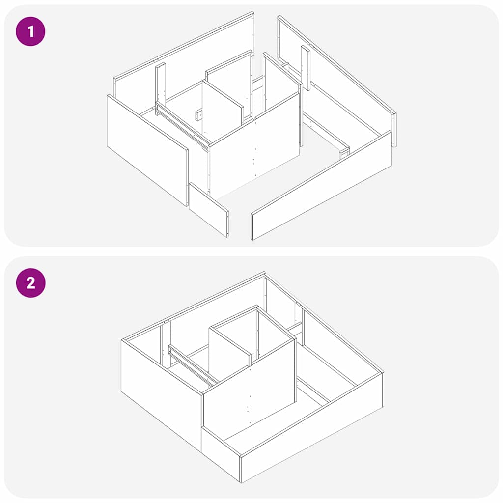Have Blomsterkrukke Sort 100 x 100 x 50 cm Koldvalset stål