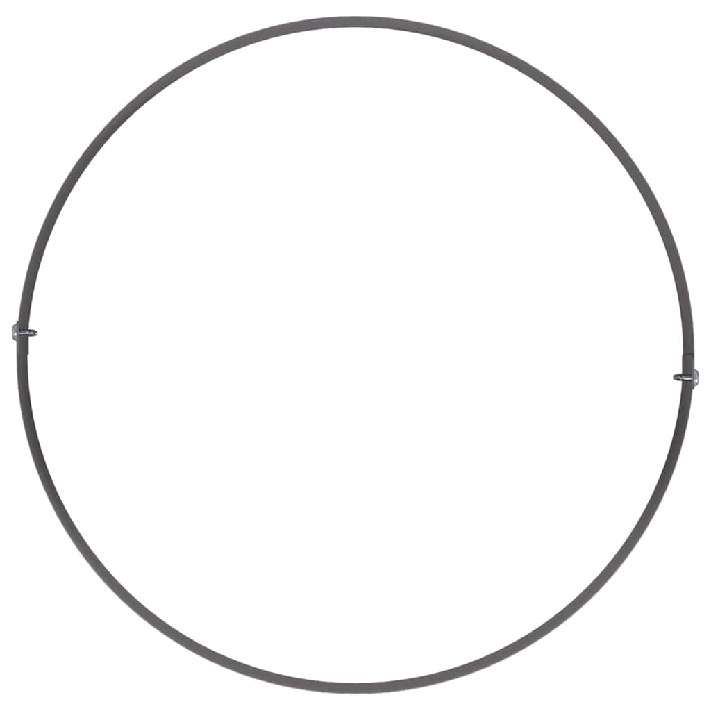 Havekrukker 5 pcs Sort 30 x 30 x 20 cm Stål