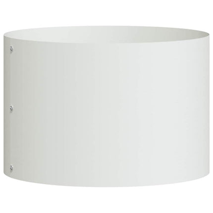 Plante ring 5 stk. Hvid 30 x 30 x 20 cm Koldvalset stål