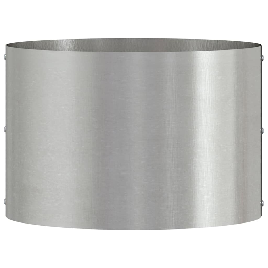 Havekrukker 5 pcs Sølv 30 x 30 x 20 cm Rustfrit stål