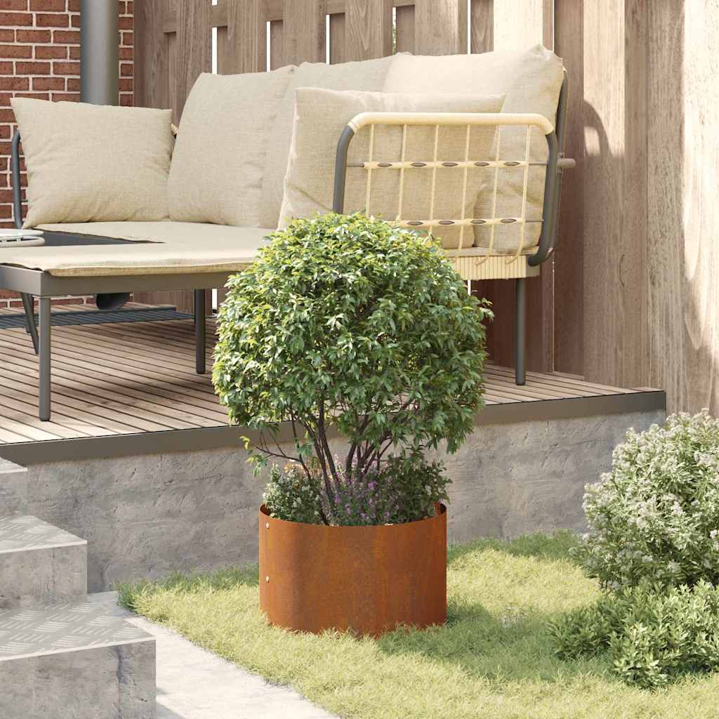 Have Blomsterkrukke Brun 30 x 30 x 20 cm Cortenstål