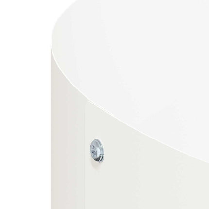 Plante ring Hvid 40 x 40 x 20 cm Koldvalset stål