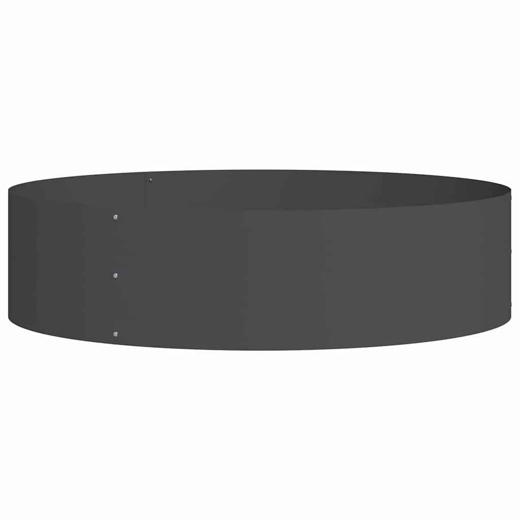 Have Blomsterkrukke 5 pcs Sort 80 x 80 x 20 cm Koldvalset stål