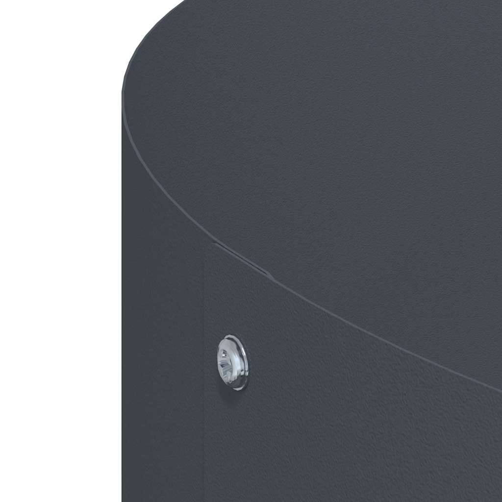 Have Blomsterkrukke 5 pcs Antracit 80 x 80 x 20 cm