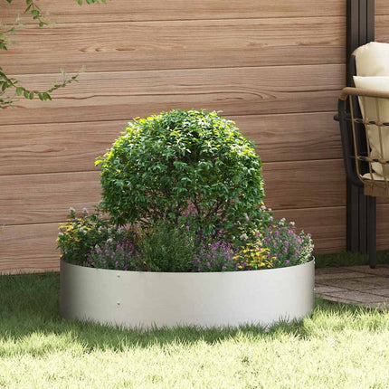 Plante ring Sølv 80 x 80 x 20 cm Rustfrit stål